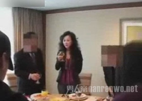 萧蔷陪酒照