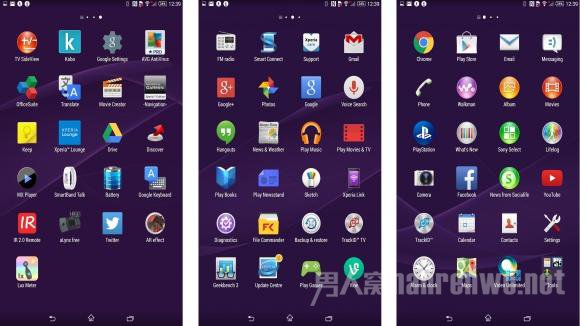 索尼Xperia系统界面