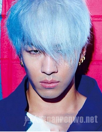 bigbang太阳发型之长刘海发型