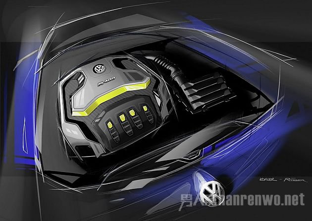 高尔夫R400概念车