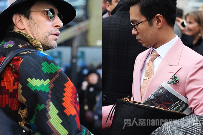 2015米兰时装周街头潮人街拍