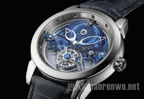 ŵroyal blue tourbillon