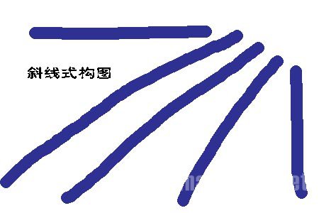 斜线式构图