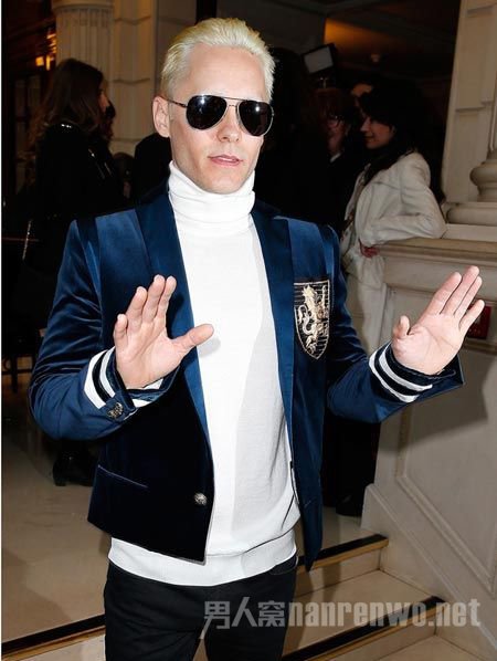 Jared Leto白金熟男发型
