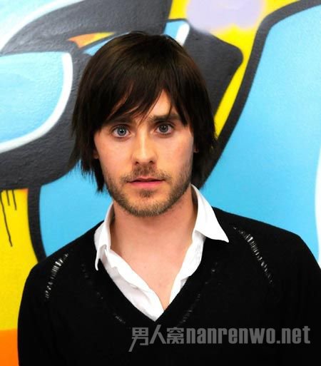 Jared Leto齐头帘发型