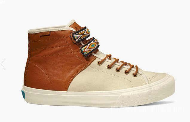 Taka Hayashi x Vault by Vans（棕黄色鞋款细节）