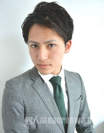 男士西装发型