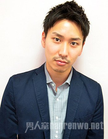 男士露额发型