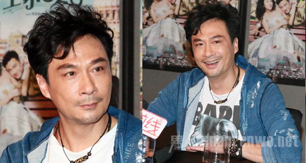 吴镇宇抿嘴可爱变逗比活宝 儿子问题解决心情好