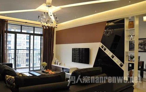 现代简约设计户型：三房两厅设计面积：124平方 工程造价：15万
