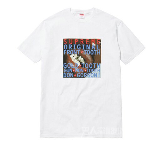 Supreme2015夏季T恤白色款不同印花