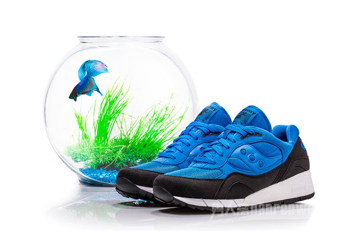 Saucony Shadow 6000“Betta”蓝色运动鞋设计细节