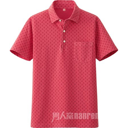 UNIQLO[优衣库]Polo衫红色蓝点款