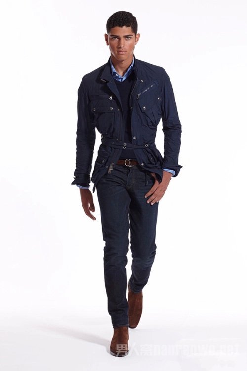 Polo Ralph Lauren 2016春夏男装秀场 深蓝色休闲装