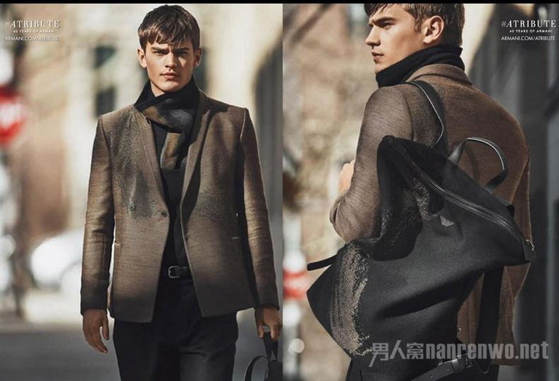 Emporio Armani别致的剪裁手法