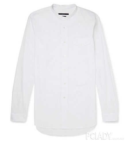 GUCCI SLIM-FIT GRANDAD-COLLAR COTTON SHIRT ￡28.50