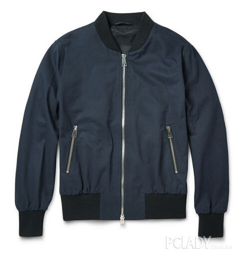 COTTON-TWILL BOMBER JACKET 295