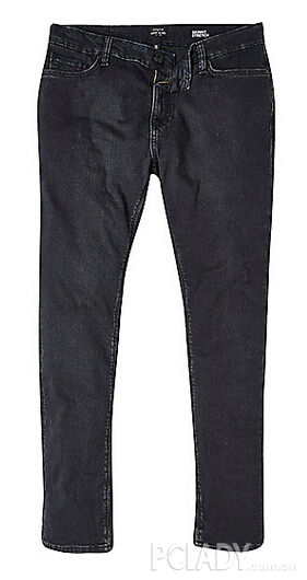 Washed black Sid skinny stretch jeans 30.00