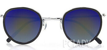 Blue round tinted lens sunglasses 14.00