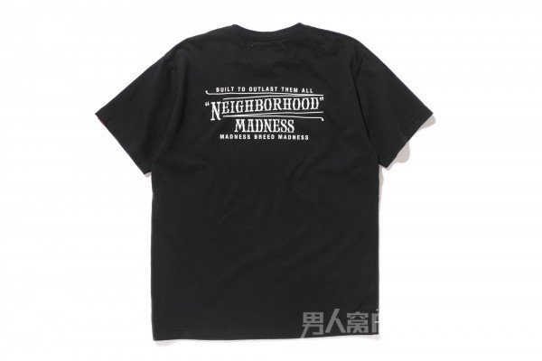 NBHD x MADNESS黑色字母T