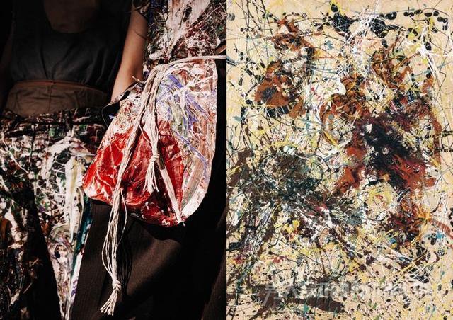 Charles Jeffrey Spring/Summer 2016  VS ҽܿѷ( Jackson Pollock)1949ƷNumber 12
