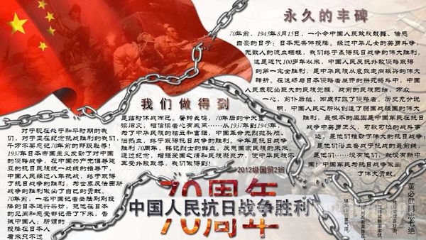 抗战胜利70周年