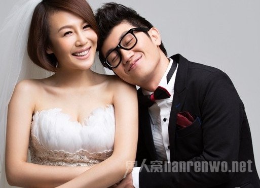 金志文和老婆婚纱照