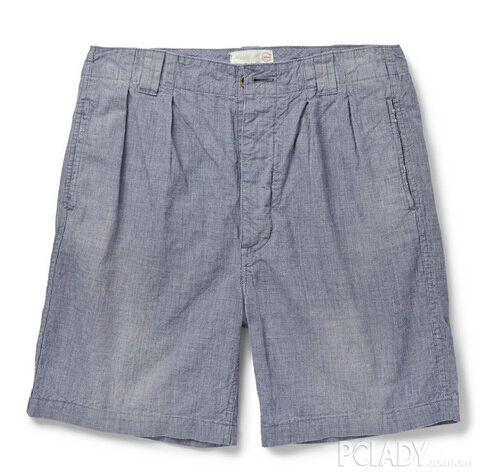 TWO-TONE WOVEN COTTON SHORTS 249