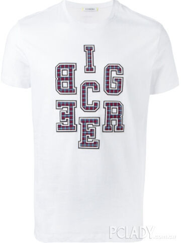 check logo patch T-shirt117.56