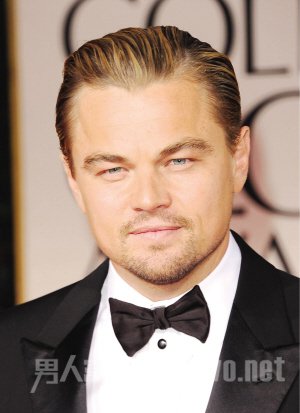 　　Leonardo Dicaprio男士短发发型油头