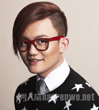  　　男士短发发型朋克摩登