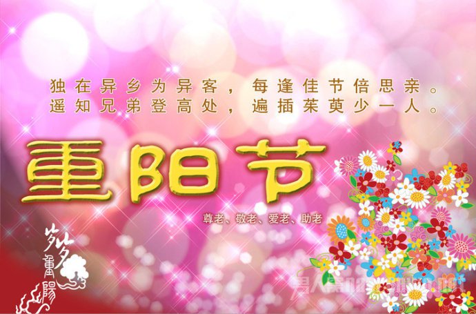 重阳节的诗句——毛泽东《采桑子 重阳》