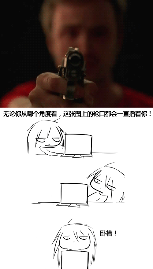 枪口就是对着你
