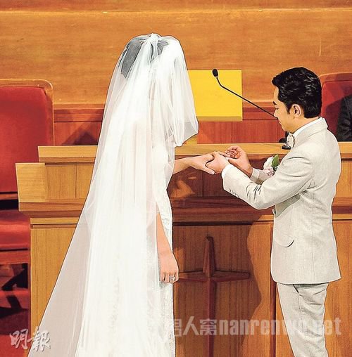王祖蓝为老婆戴戒指