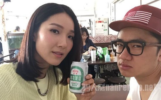 王祖蓝和老婆私下照