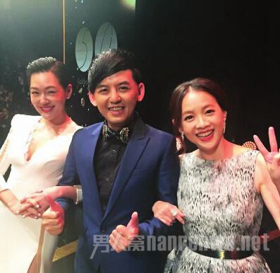 黄子佼与前任小S、曾宝仪同台合影