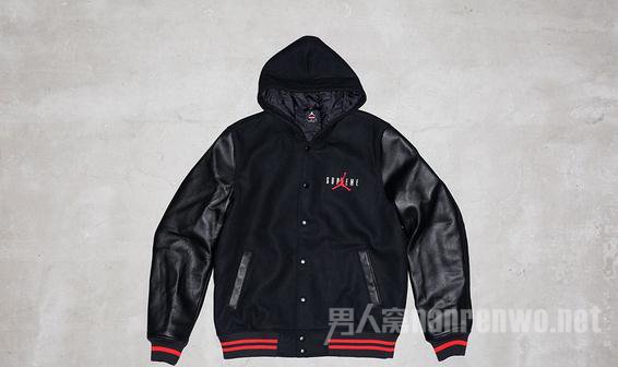 Supreme与JordanBrand联名企划服饰系列棒球外套