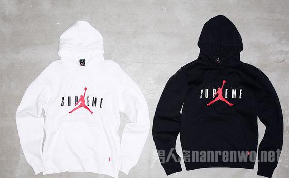 Supreme x Air Jordan 系列连帽衫