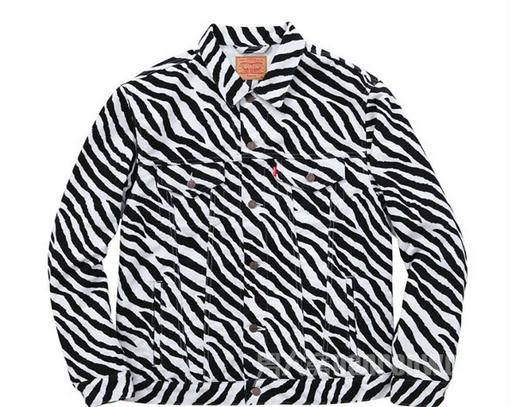 Supreme 与 Levi's 全新 2015 秋冬联名系列斑马纹
