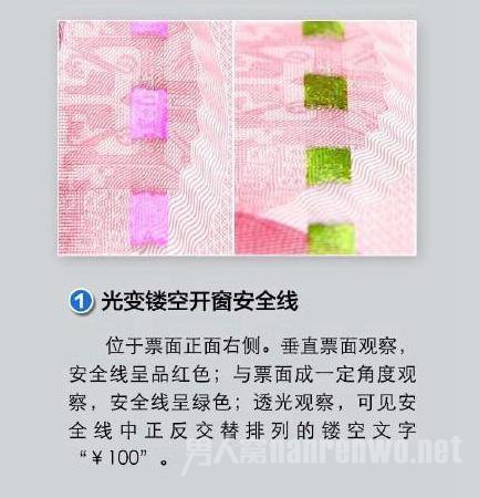 　一看光变镂空开窗安全线