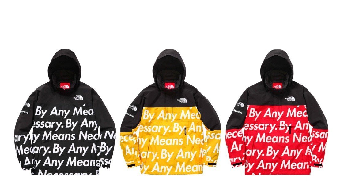 Supreme秋冬联名系列冲锋衣