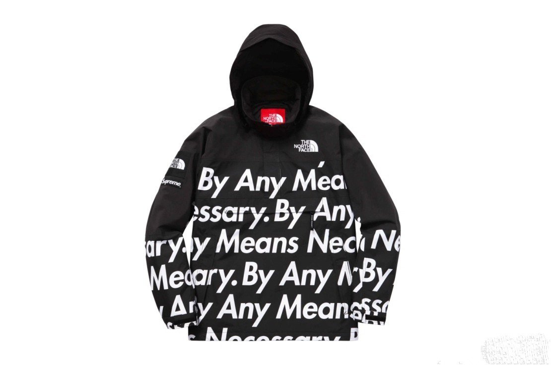 Supreme秋冬联名系列冲锋衣黑