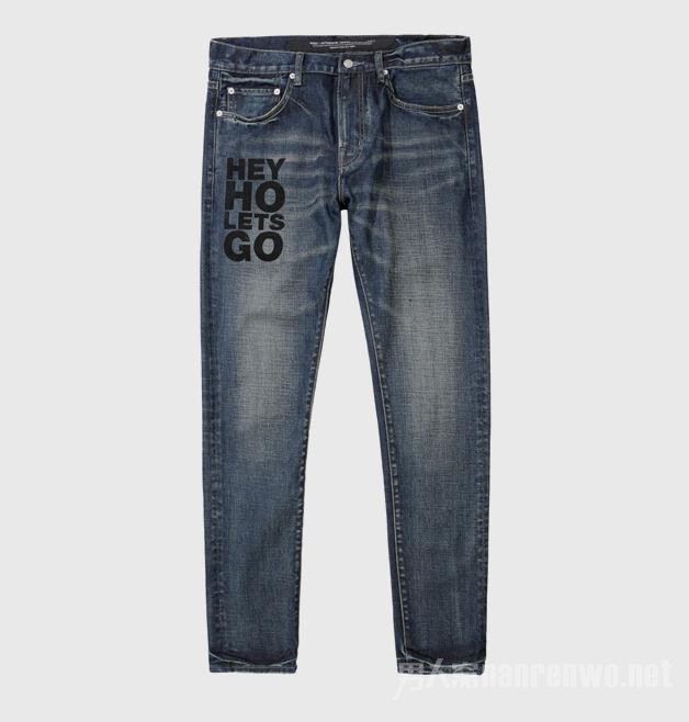 　　NHIZ x RAMONES 牛仔长裤 RMB 2199