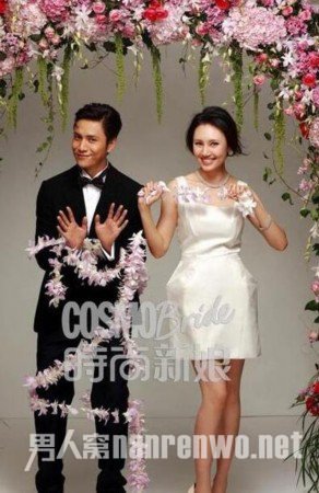 陈坤何琳婚纱照