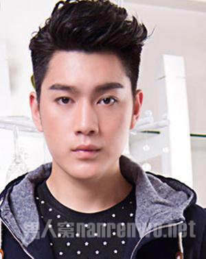 男生露额发型