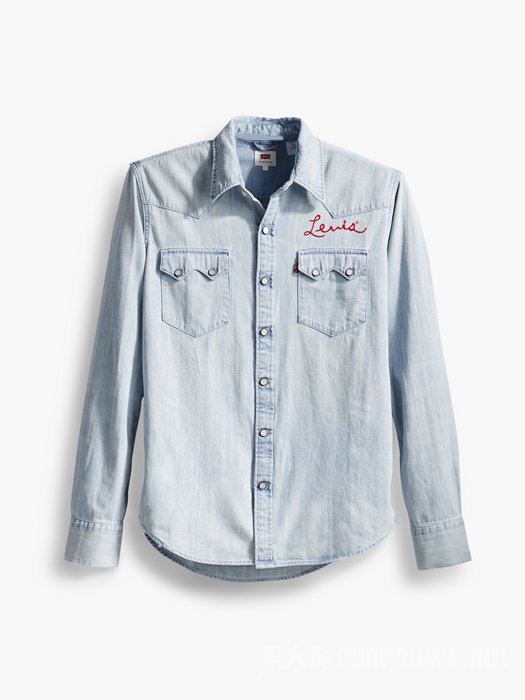 Levi's经典男士牛仔衬衫