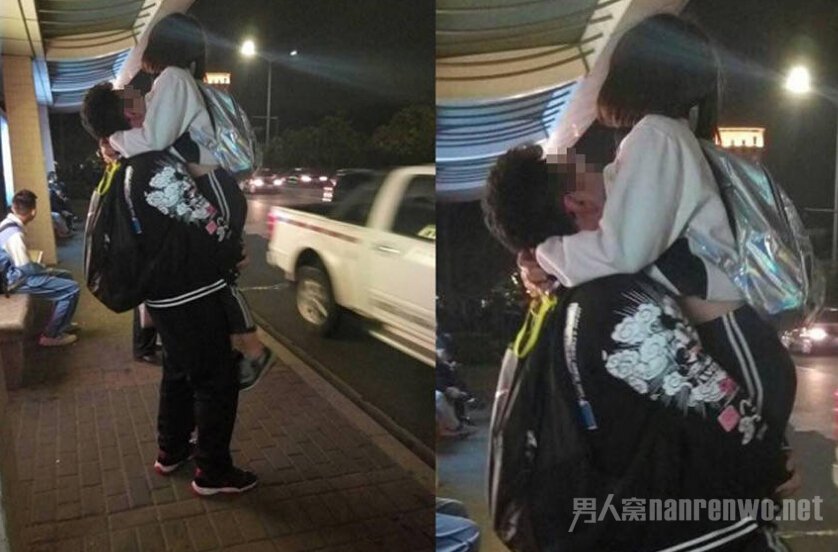 珠海中学生校园当众亲热
