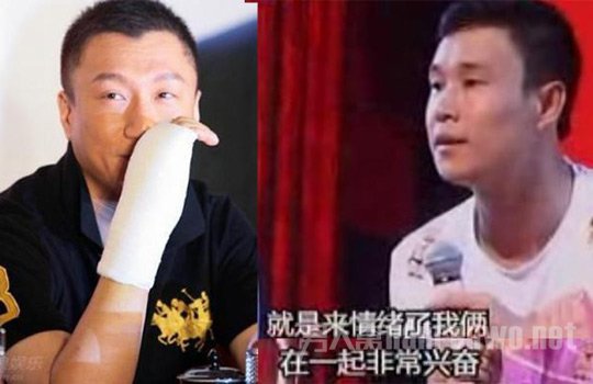 孙红雷与小沈阳打架