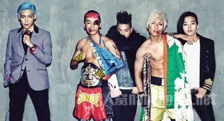 bigbang组合帅气成员