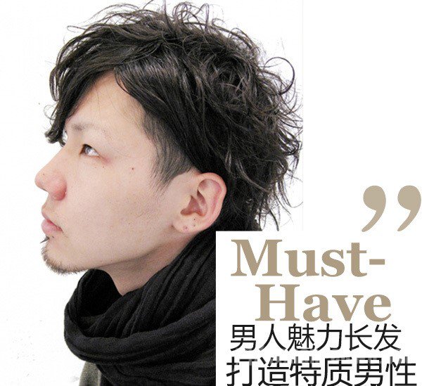 精致男生长发发型